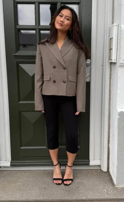 Freequent Bukser - Isadora Capri - Black