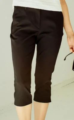Freequent Bukser - Isadora Capri - Black
