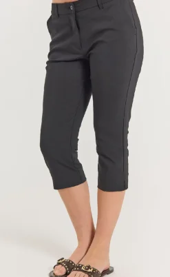 Freequent Bukser - Isadora Capri - Black