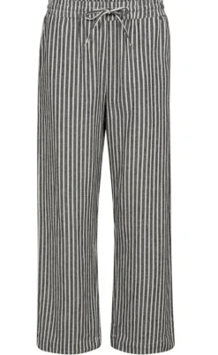 Freequent Bukser - Lava  - Black W. Off White