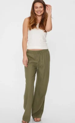 Freequent Bukser - Lava  - Deep Lichen Green