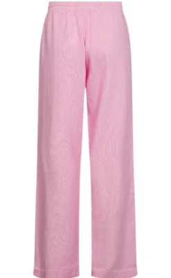 Freequent Bukser - Lava  - Off White w. Fuchsia Pink