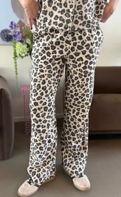 Freequent Bukser - Lavisco - Sand Melange w. Black