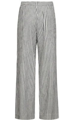 Freequent Bukser - Lavisco - Star Off-white w. Navy Blazer