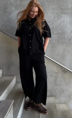 Freequent Bukser - Linus - Black