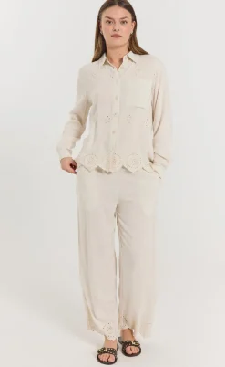 Freequent Bukser - Linus - Moonbeam Melange