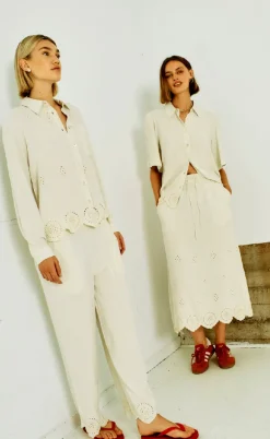 Freequent Bukser - Linus - Moonbeam Melange