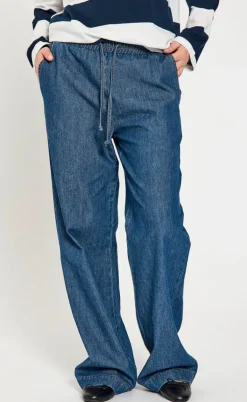 Freequent Bukser - Lisea - Medium Blue Denim