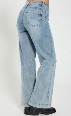 Freequent Bukser - Lopez - Light Blue Denim