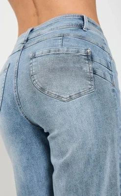 Freequent Bukser - Lopez - Light Blue Denim