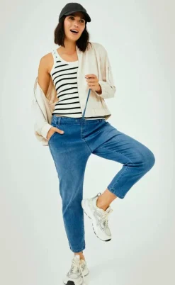 Freequent Bukser - Marvin - Medium Blue Denim