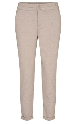 Freequent Bukser - Nanni Ankle - Silver Mink Melange