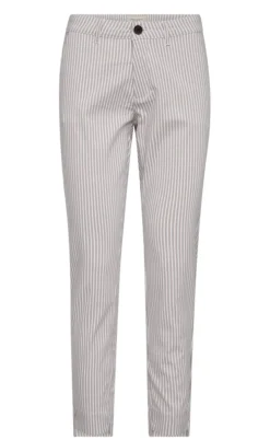 Freequent Bukser - Rex - Simply Taupe w. Star Off-white