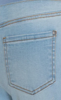 Freequent Bukser - Shantal Ankle Broken - Bleached Blue Denim