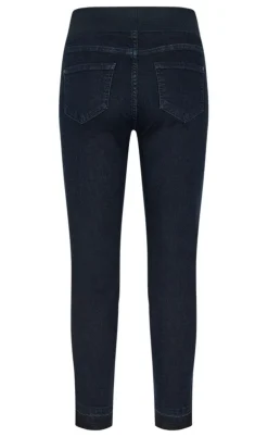 Freequent Bukser - Shantal Ankle Raw - Dark Blue Denim