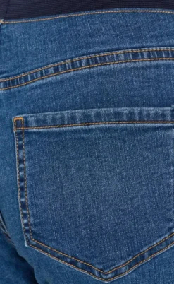 Freequent Bukser - Shantal Ankle Raw - Medium Blue Denim