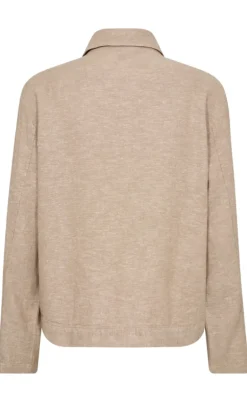 Freequent Jakke - Lava - Sand Melange