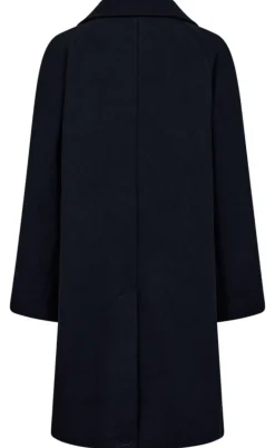Freequent Jakke - Mellon Long - Navy Blazer