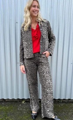 Freequent Jakke - Rinna - Oyster Gray W. Granite Gray