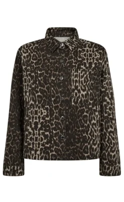 Freequent Jakke - Rinna - Oyster Gray W. Granite Gray