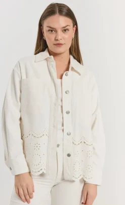 Freequent Jakke - Tanni - Star Off-white