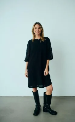 Freequent Kjole - Aby - Black