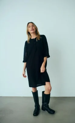 Freequent Kjole - Aby - Black