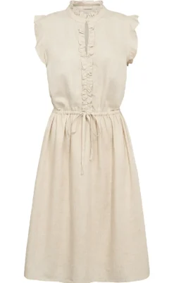 Freequent Kjole - Deem - Sand Melange