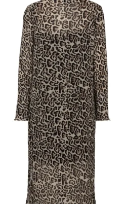 Freequent Kjole - Edelyn - Oxford Tan w. Black