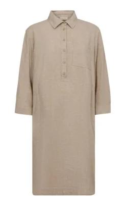 Freequent Kjole - Laluna - Sand Melange