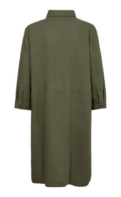 Freequent Kjole - Laluna - Deep Lichen Green