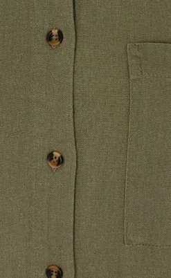 Freequent Kjole - Lava - Deep Lichen Green