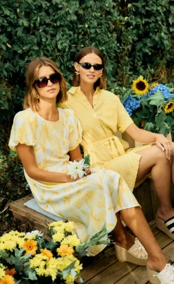 Freequent Kjole - Lava - Goldfinch