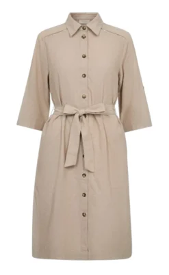 Freequent Kjole - Lava - Sand Melange