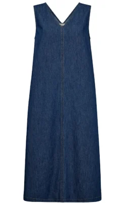 Freequent Kjole - Lisea 207090 - Medium Blue Denim