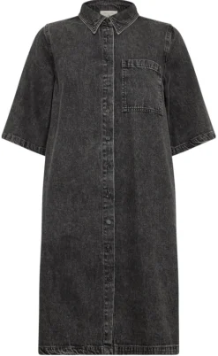 Freequent Kjole - Lisea - Vintage Grey Denim