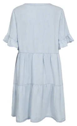 Freequent Kjole - Renna - Light Blue Denim