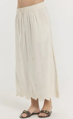 Freequent Nederdel - Linus - Moonbeam Melange