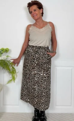 Freequent Nederdel - Malay - Rainy Day w. Silver Mink