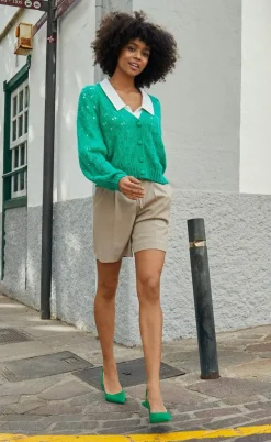 Freequent Shorts - Lizy - Simply Taupe