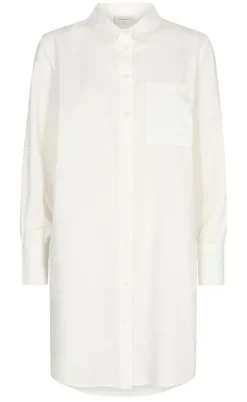 Freequent Skjorte - Flynn Long - Off White