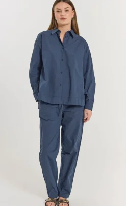 Freequent Skjorte - Jally - Navy/Blazer