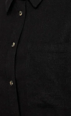 Freequent Skjorte - Lava - Black