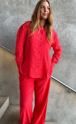 Freequent Skjorte - Lava Simple - Bittersweet