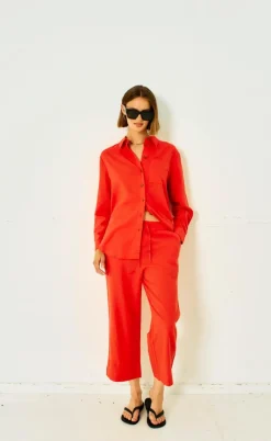 Freequent Skjorte - Lava Simple - Bittersweet