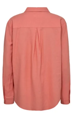 Freequent Skjorte - Lava Simple - Burnt Coral