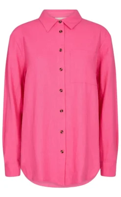 Freequent Skjorte - Lava Simple - Carmine Rose