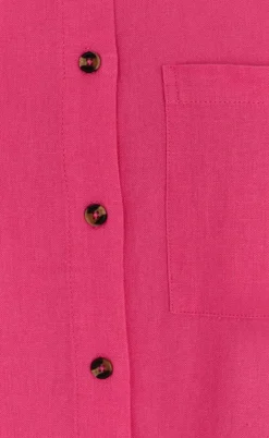 Freequent Skjorte - Lava Simple - Carmine Rose