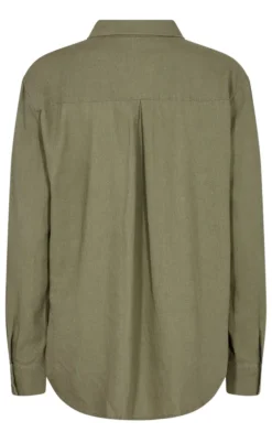 Freequent Skjorte - Lava Simple - Deep Lichen Green