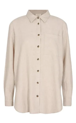 Freequent Skjorte - Lava Simple - Sand Melange